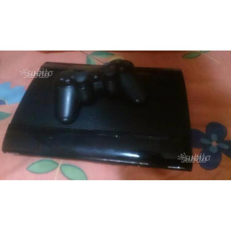 PS3 Play Station 3 + 2 Joypad+6 giochi