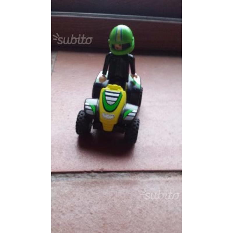 Motociclista e moto playmobil