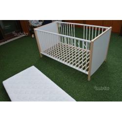 Lettino da bambini 140 x 70 con materasso