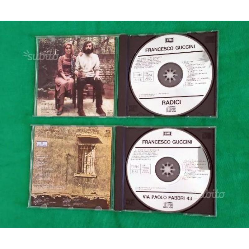 2 cd originali di francesco guccini