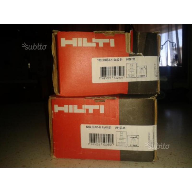 Scatole viti hilti