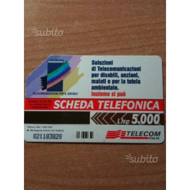 Scheda Telecom Telecomunicazioni per il sociale