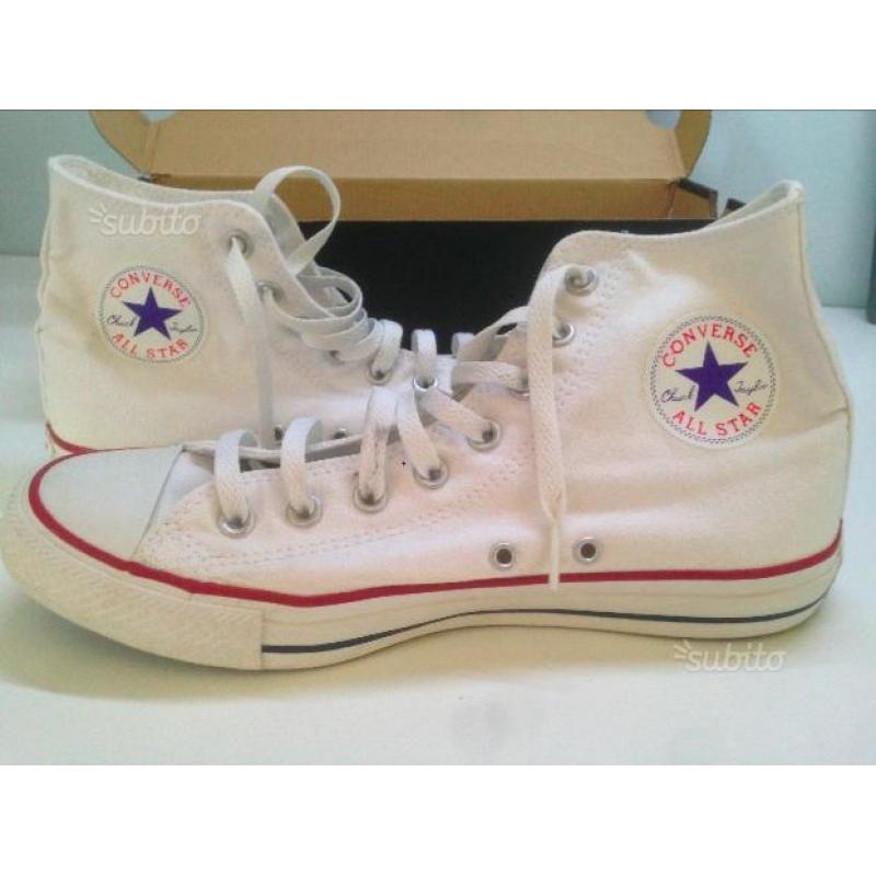 Converse All Star Chuck Hi Taylor 42 Bianche White