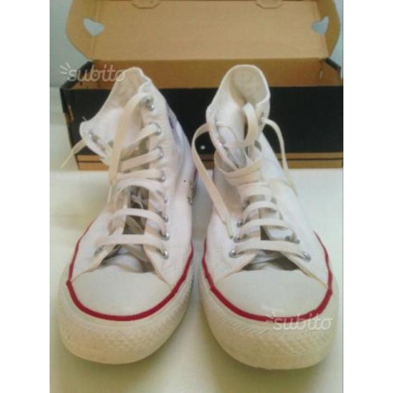 Converse All Star Chuck Hi Taylor 42 Bianche White