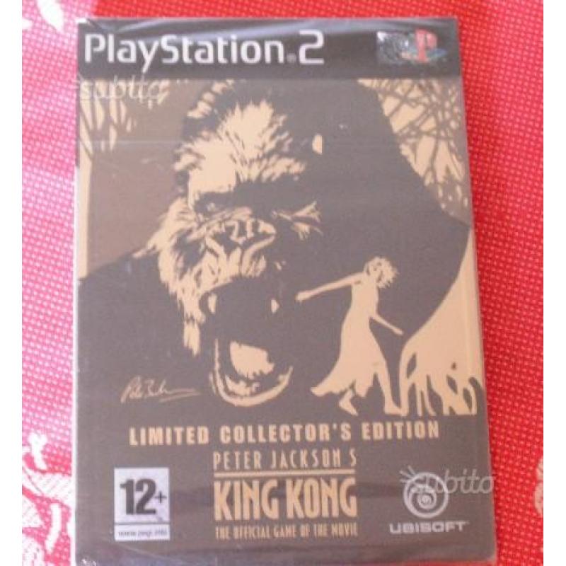 King Kong ps2 Limited Edition cofanetto metallo