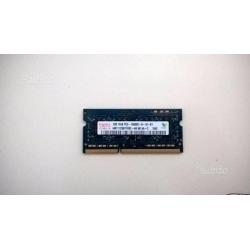 2 Banchi di RAM DDR3 PC3-10600S 1x1GB e 1x2GB per