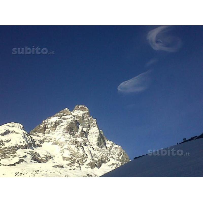 Cervinia monolocale fronte impianti