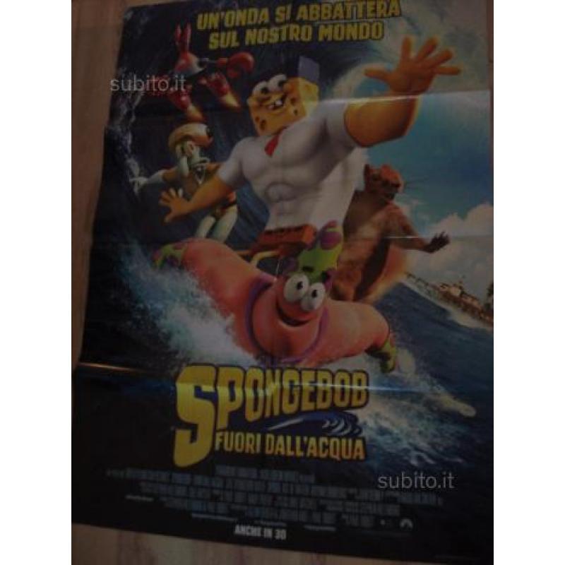 SPONGEBOB poster gigante cinema originale