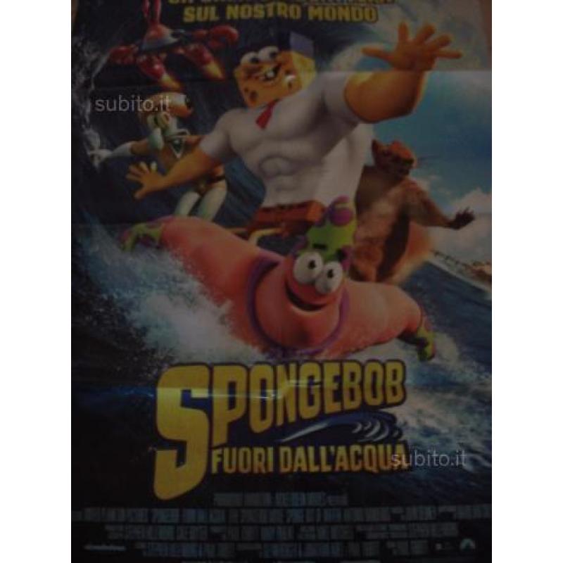 SPONGEBOB poster gigante cinema originale