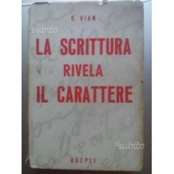 Libro-la scrittura rivela il carattere-hoepli '46