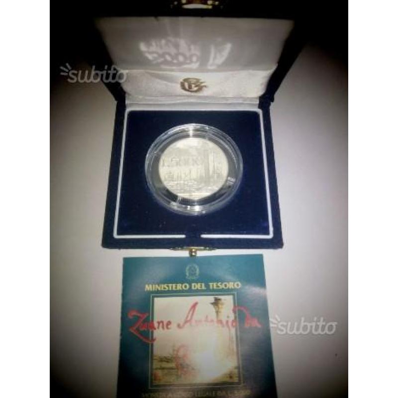 5.000 lire argento FS 1997 Canaletto