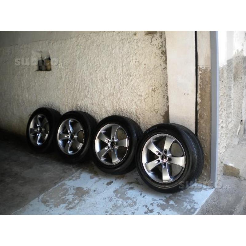 4 cerchi e gomme audi a 4 da 16