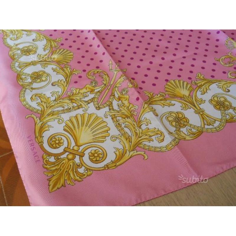 SCIARPA foulard SCIALLE pashmina VERSACE seta NEW