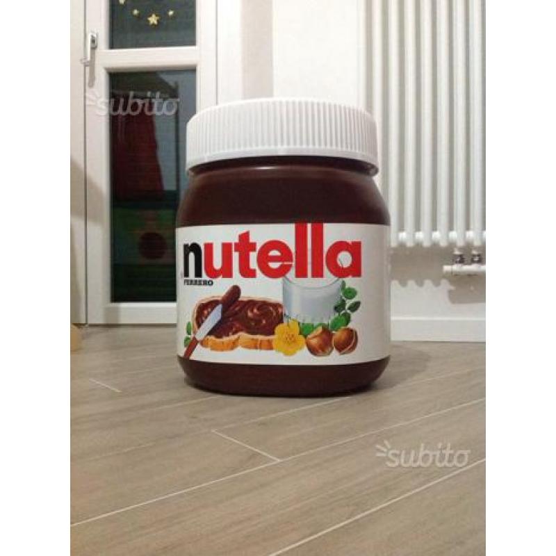 Pouf barattolone Nutella