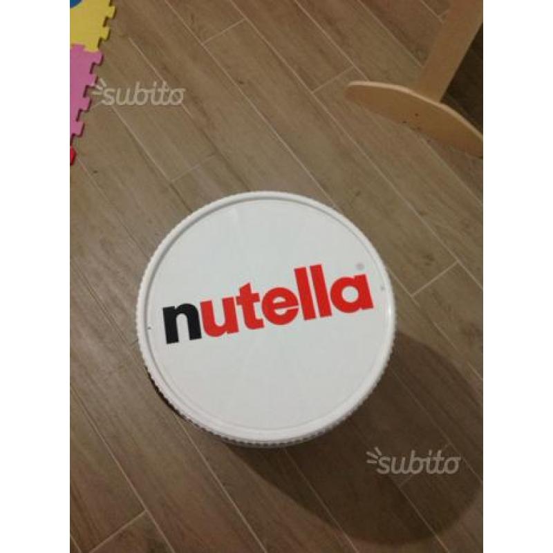 Pouf barattolone Nutella