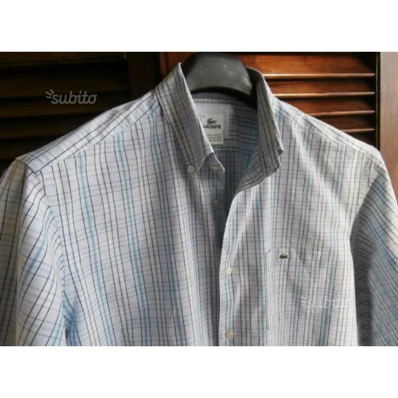 Camicia Lacoste uomo tg. 42 corrisponde a XL