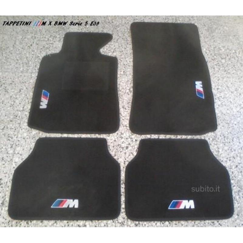 Set 4 Tappetini BMW M x BMW serie 5 e39 Berlina SW