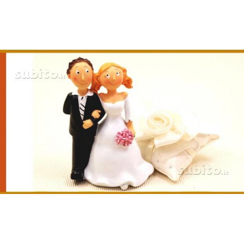 Cake topper matrimonio/ sposi divertenti romantici