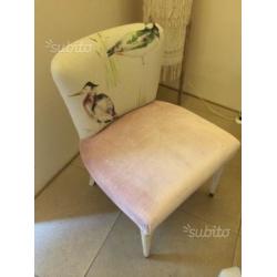 Set di poltroncine shabby chic