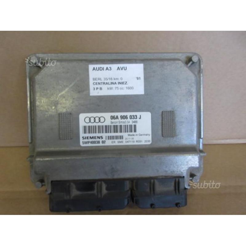 Centralina motore AUDI A3 1.6cc benzina del 2001