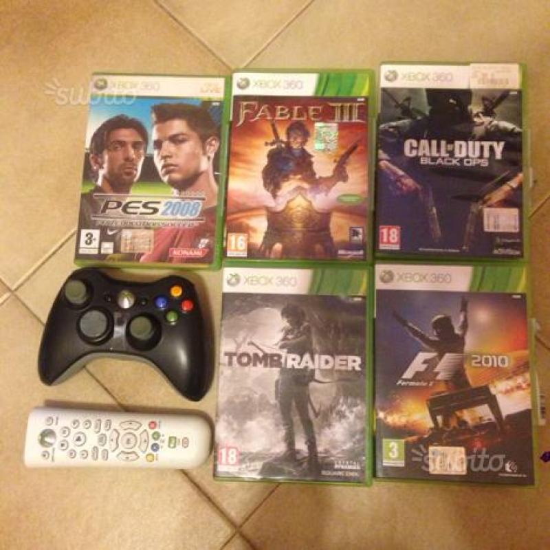 Xbox 360 da 120GB + giochi e accessori