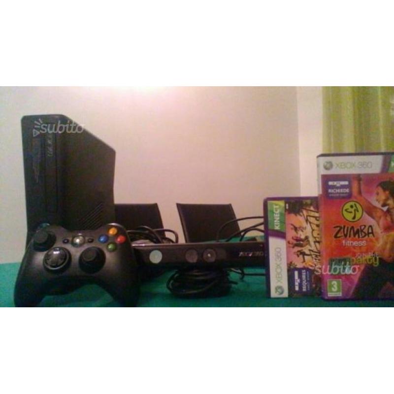 Xbox 360 4gb + Kinect + 2 giochi