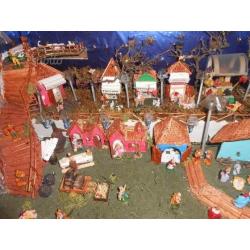 Presepe artigianale in cartapesta