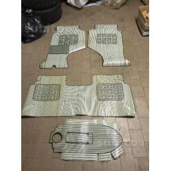 FIAT 128 COUPE SPORT, SET TAPPETI GOMMA Originali