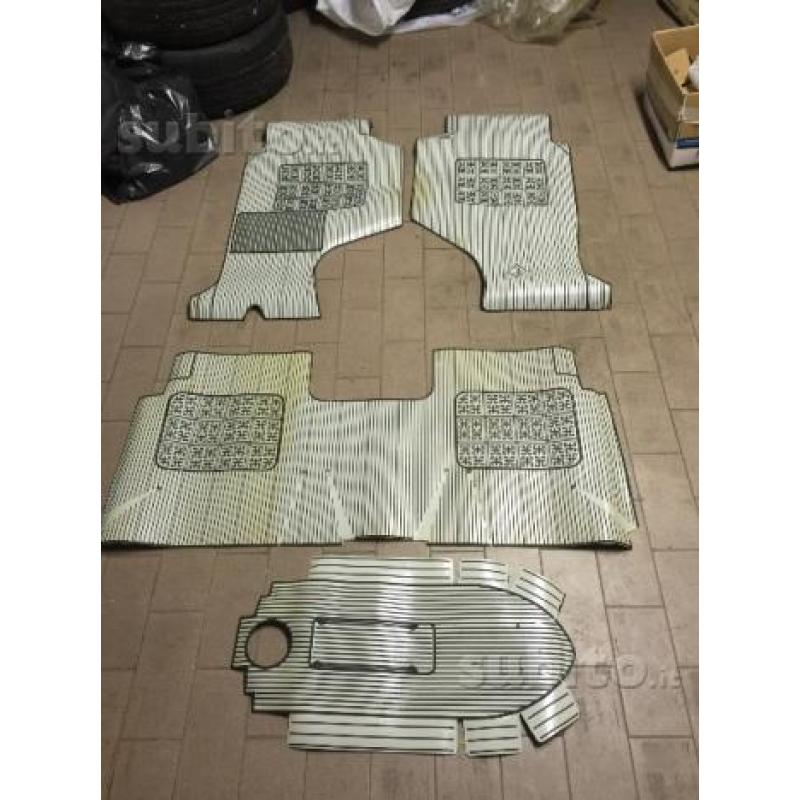 FIAT 128 COUPE SPORT, SET TAPPETI GOMMA Originali