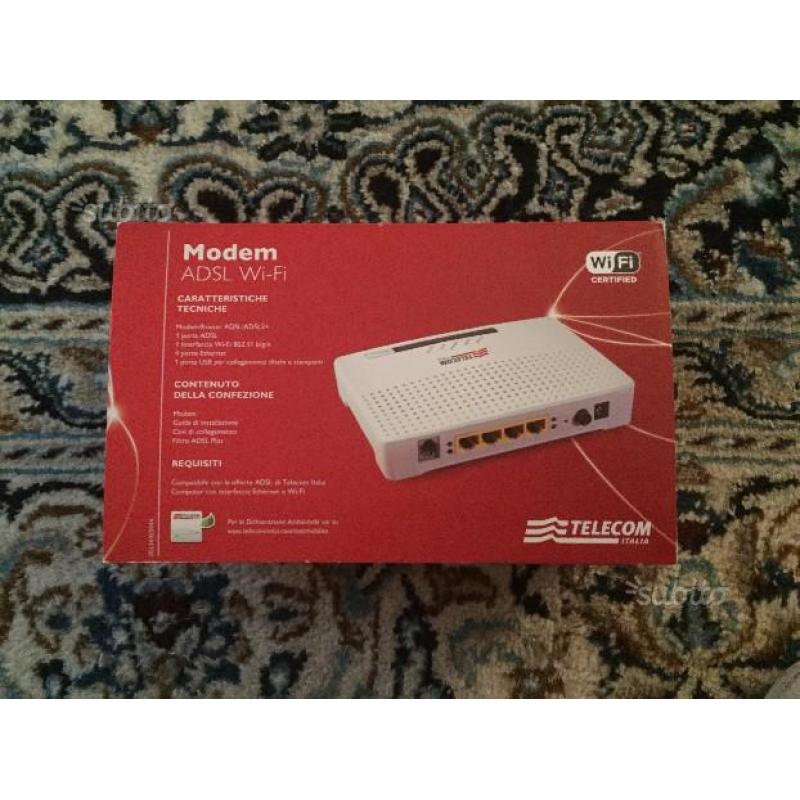 Modem adsl wi-fi telecom