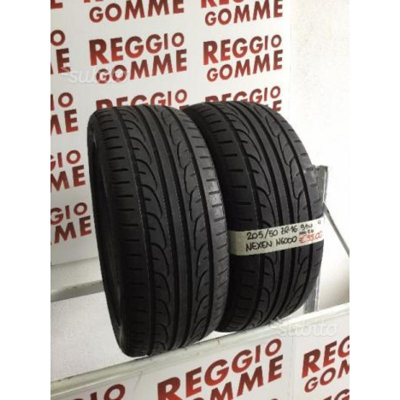 2 gomme 205 50 16 Nexen estive usate