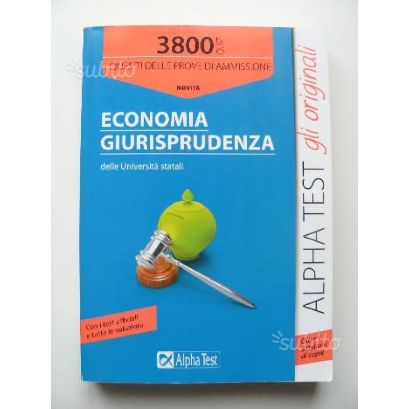 Alpha test 3800 quiz economia giurisprudenza