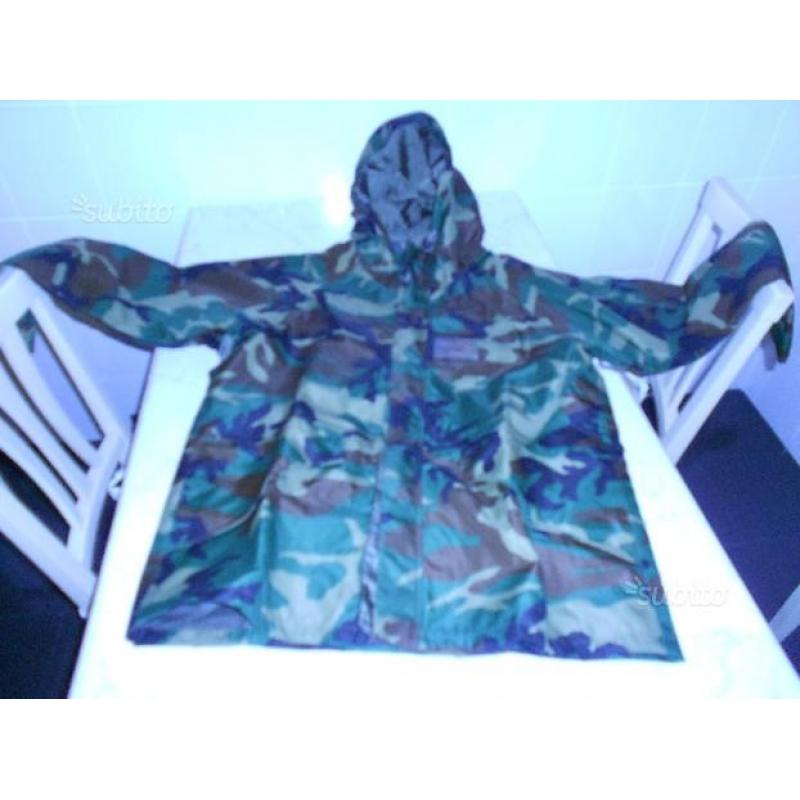 Parka esercito italiano woodland nuovo