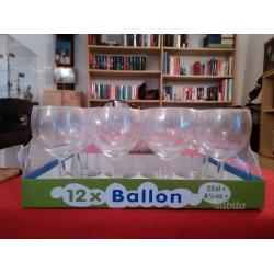 36 CALICI BALLON TRASPARENTI cl 25