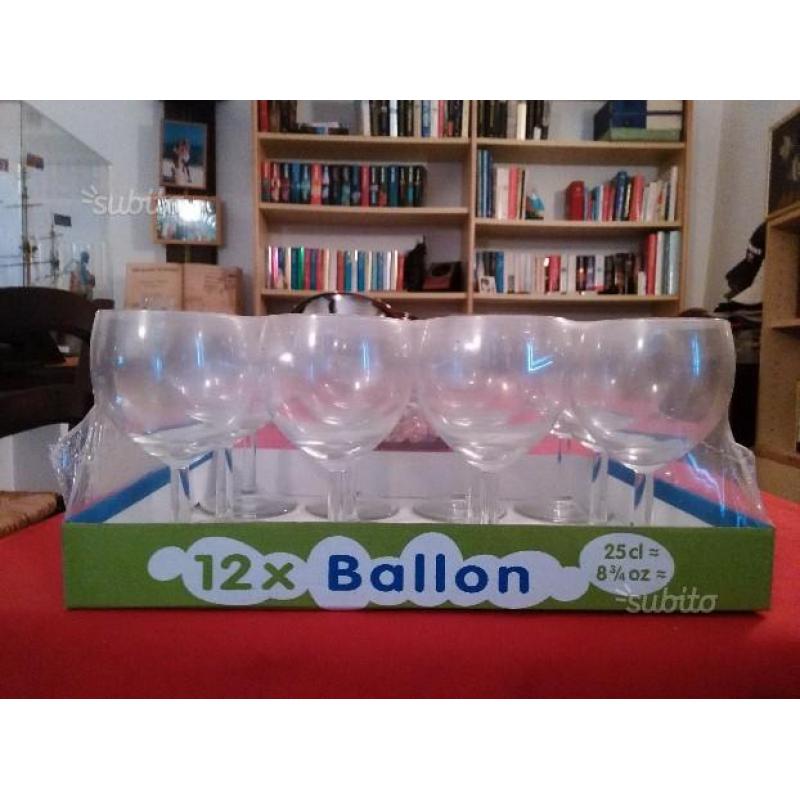 36 CALICI BALLON TRASPARENTI cl 25