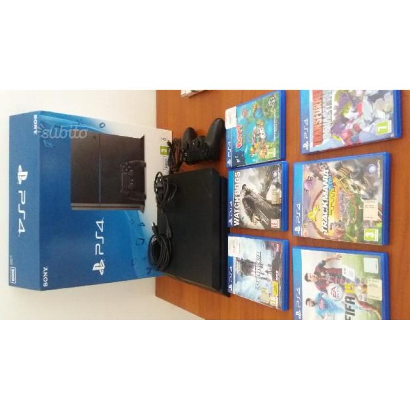 Playstation 4 500 gb ps4+ 6 giochi