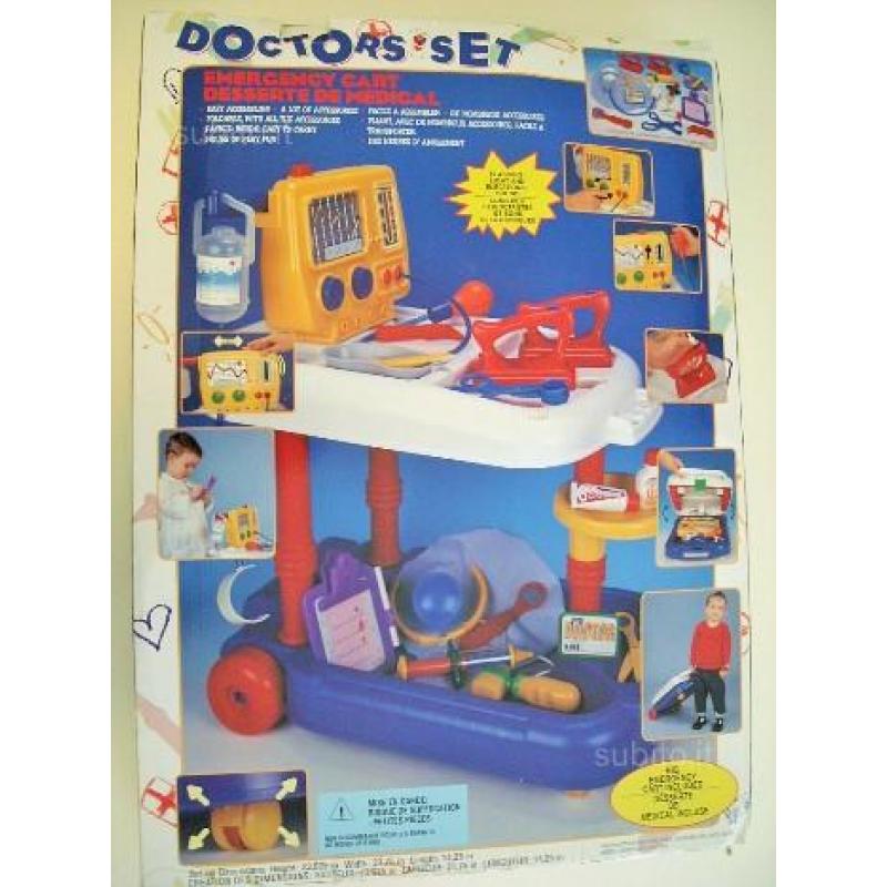 Doctor set, emergency cart