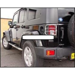 Jeep wrangler jk 4 porte unlimited 07- pedane inox