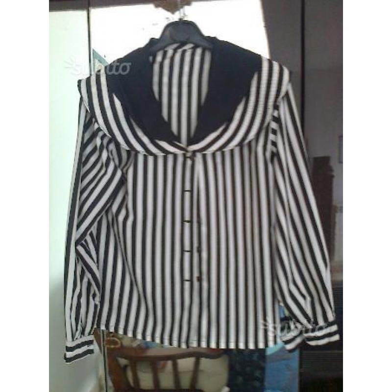 Camicia bianco/nera