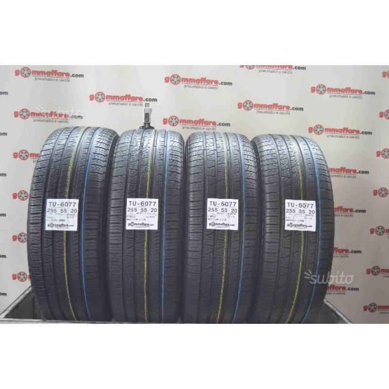 4 gomme 255/55 R20 Pirelli 4 stagioni TU-6077