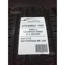 275 45 21 pneumatici 4 stagioni pirelli seimnuovi