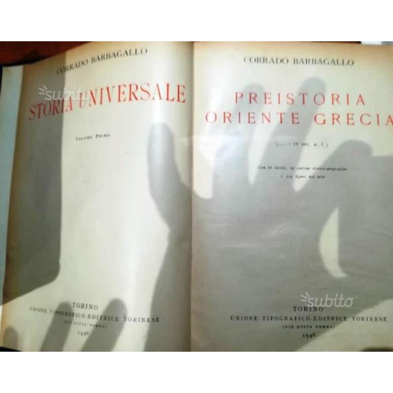 Storia Universale Corrado Barbagallo