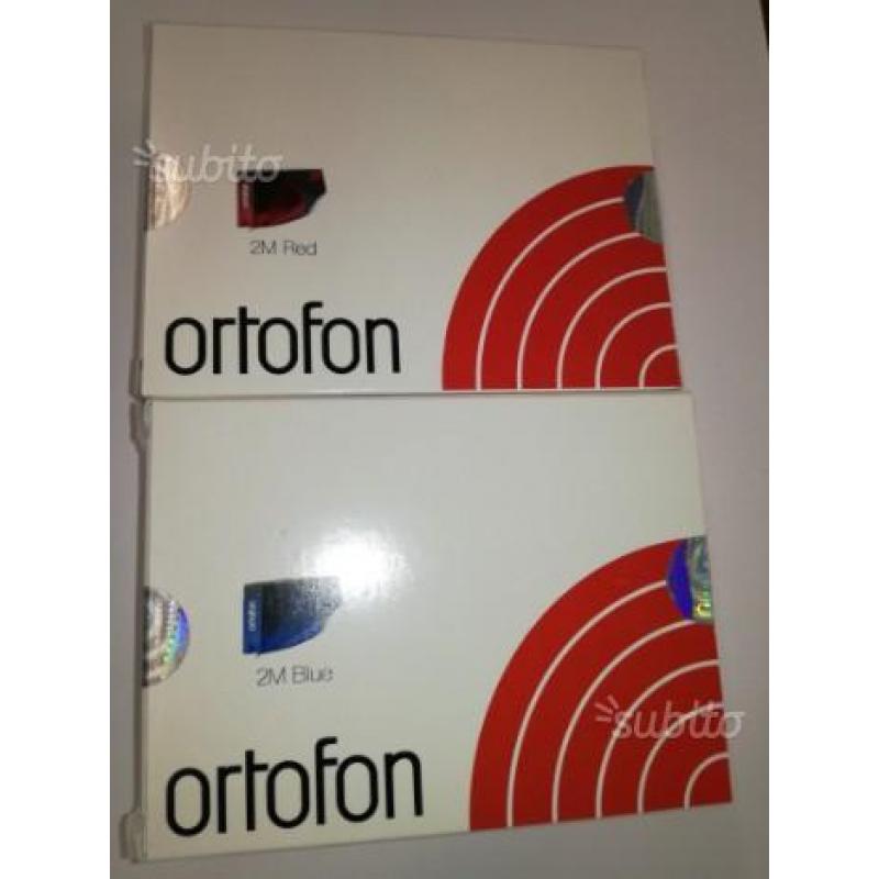 Testine ortofon 2mred 2mblu di qualita' sigillate