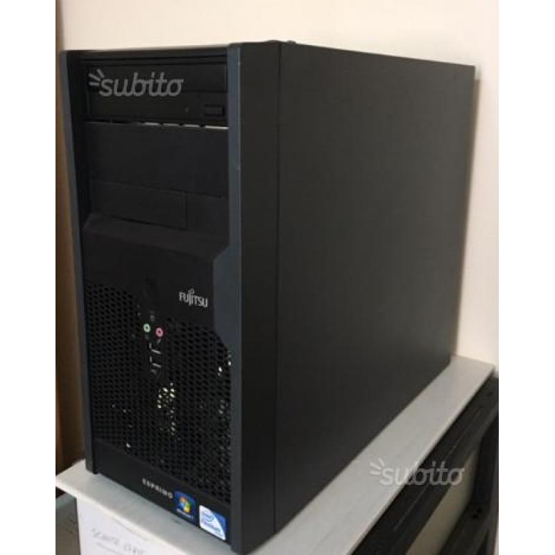 Pc tower fujitsu esprimo p3521 3ghz 4gb ram win 7