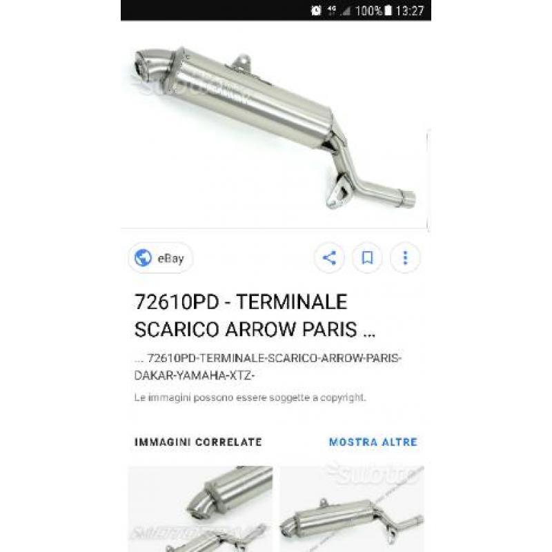 Scarico Arrow super tenere 750