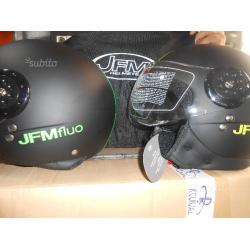 Casco jfm fluo con visiera sagomata modello2018\19