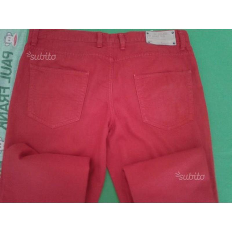 Pantalone Rosso Benetton - tg. US36