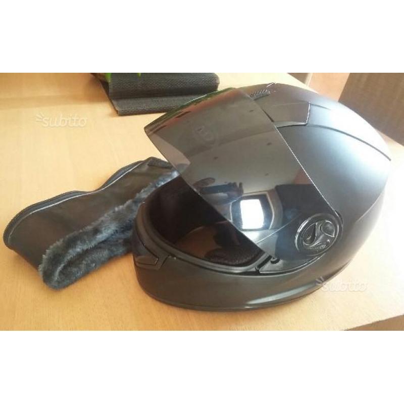 Casco integrale "ad" nero opaco