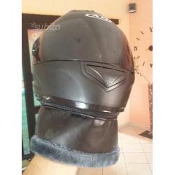 Casco integrale "ad" nero opaco