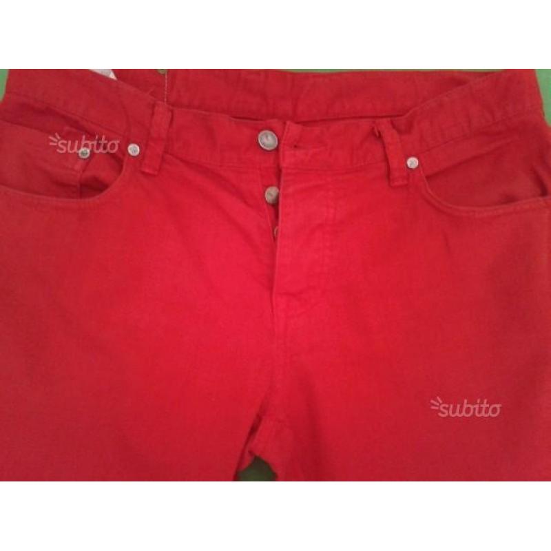 Pantalone Rosso Benetton - tg. US36